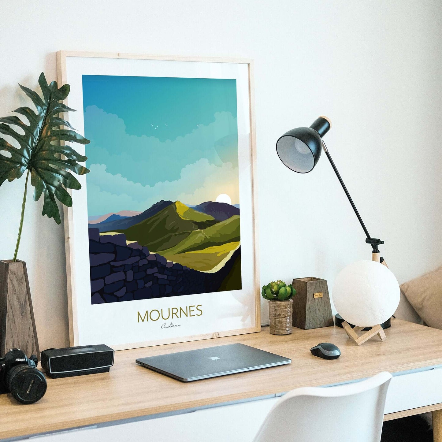 Mourne Mountains Wall Art Print Northern Ireland