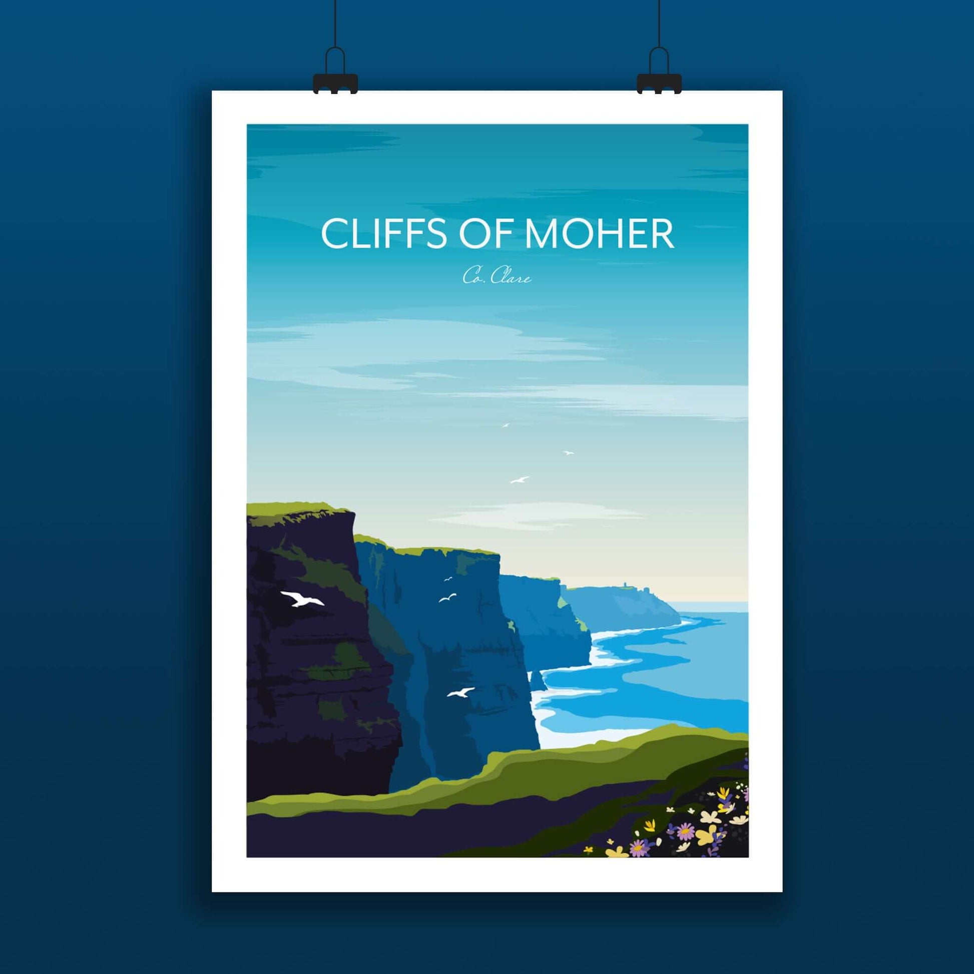 Ireland Wall Art Print Cliffs of Moher