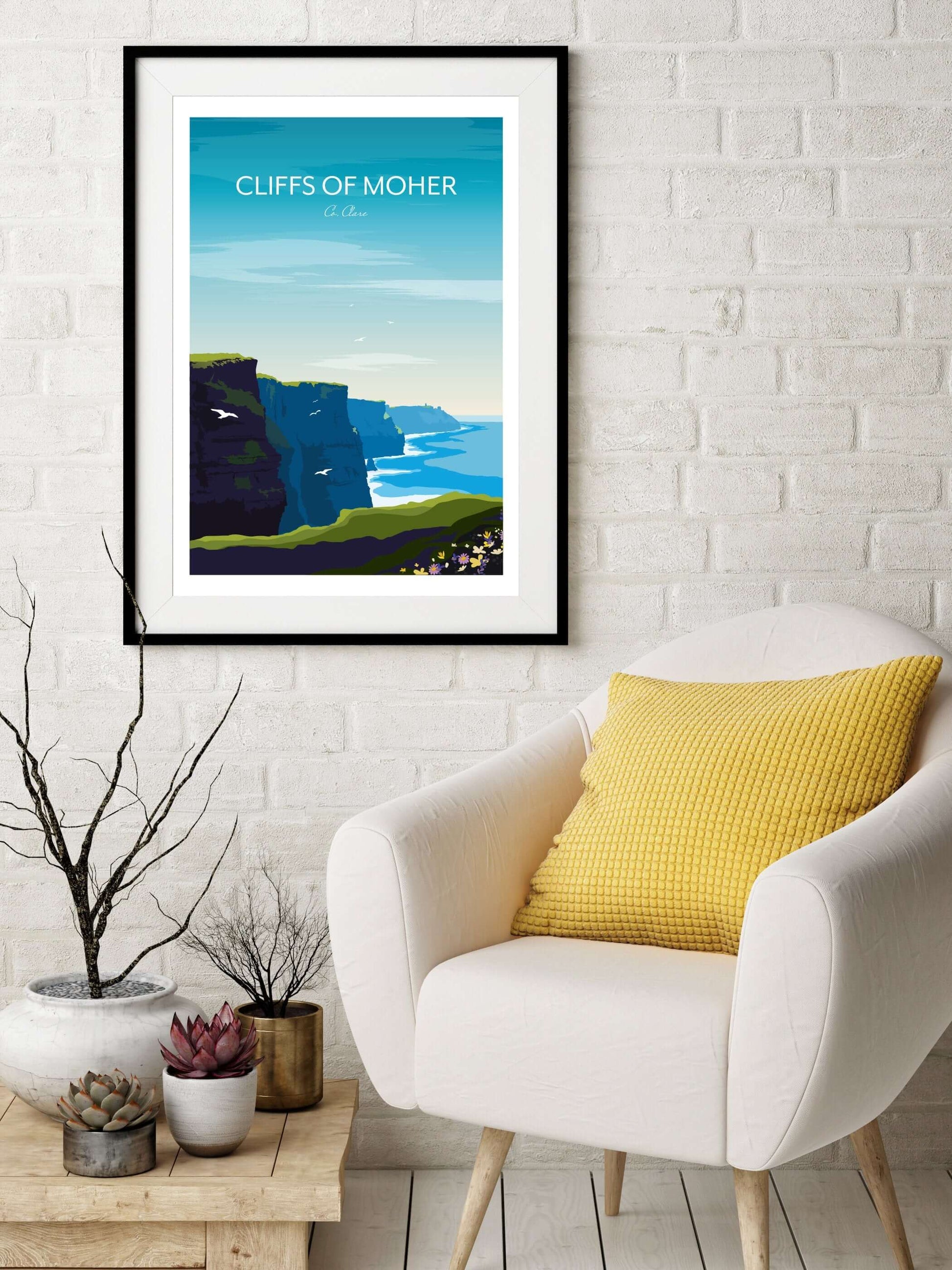 Irish Art Print Cliffs of Moher