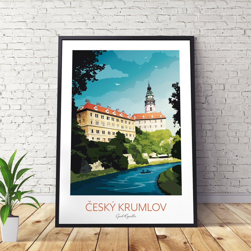 Wall Art Print Cesky Krumlov