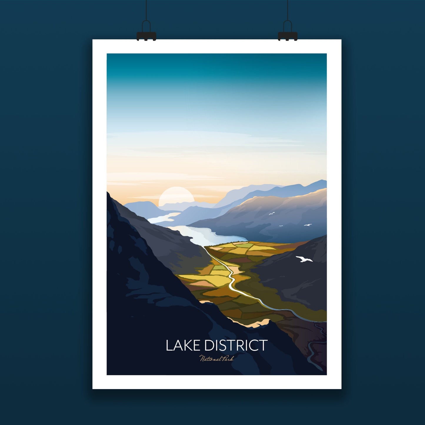 Lake District Wall Art Print