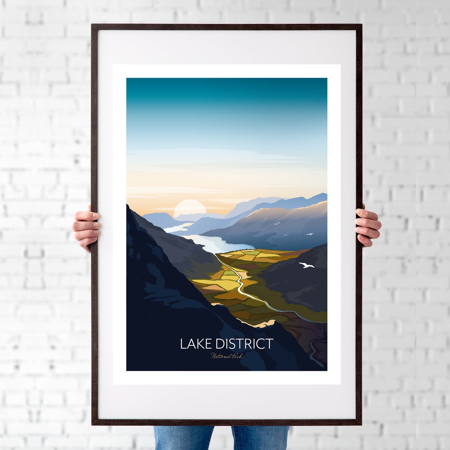 Lake District Large Wall Art Print