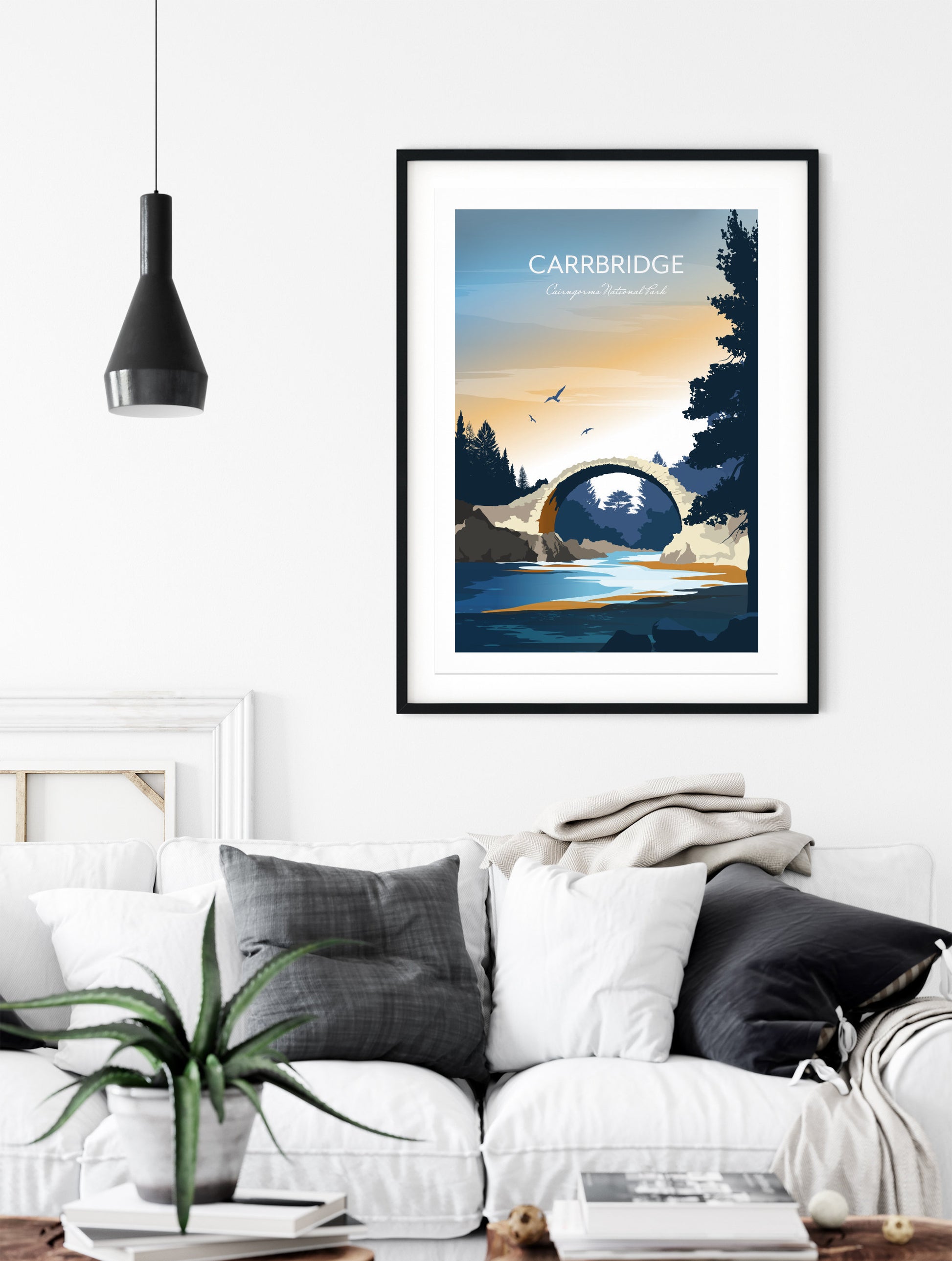 Carrbridge Cairngorms National Park Art Print