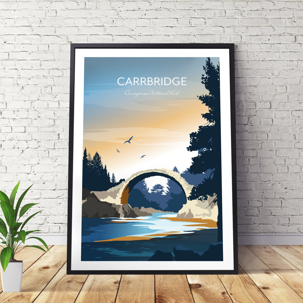 Carrbridge Cairngorms National Park Art Print