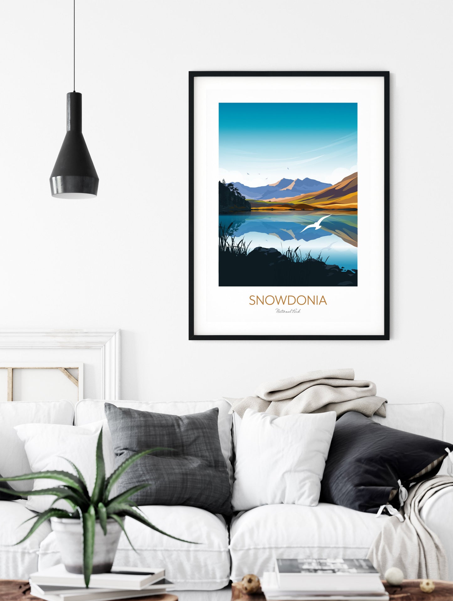 Snowdonia Art Print of Wales National Park