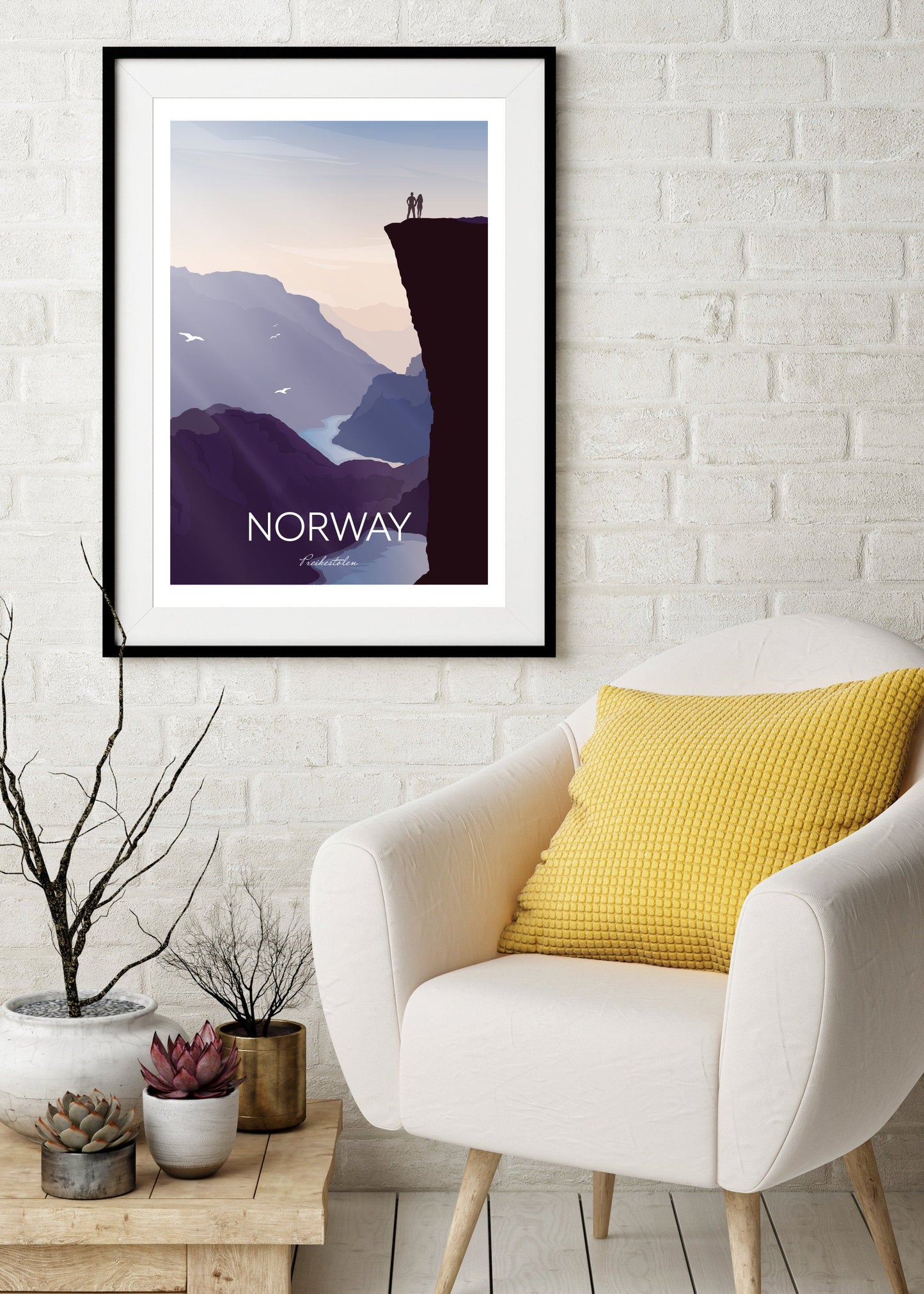 Norway Art Print Pulpit Rock Preikestolen