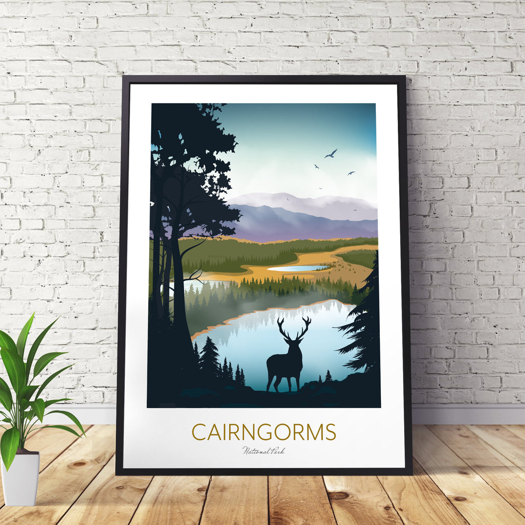 Cairngorms National Park Art Print