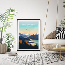 Load image into Gallery viewer, Loch Lomond and The Trossachs Modern Wall Art Print
