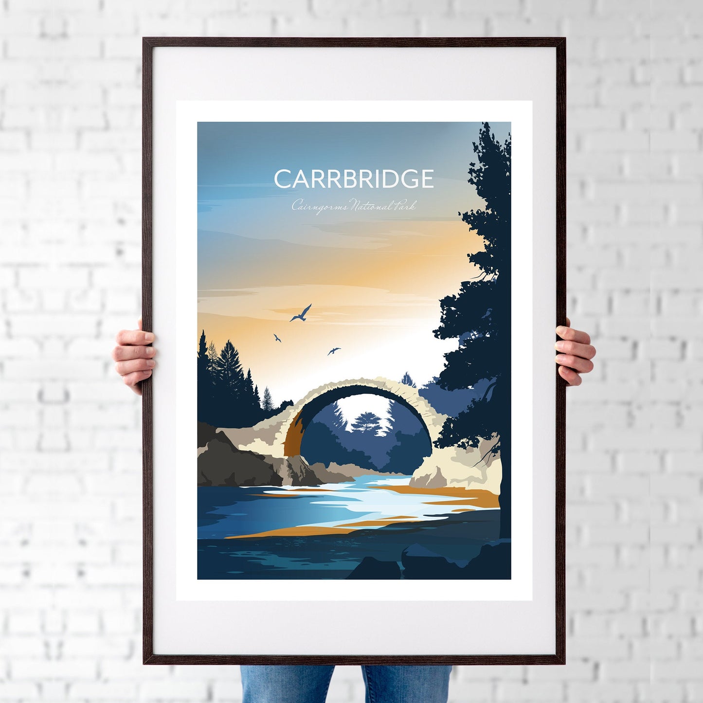 Carrbridge Cairngorms National Park Art Print