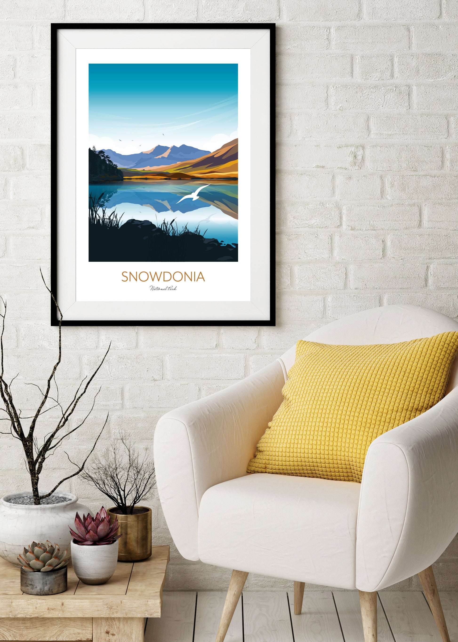 Snowdonia Art Print of Wales National Park