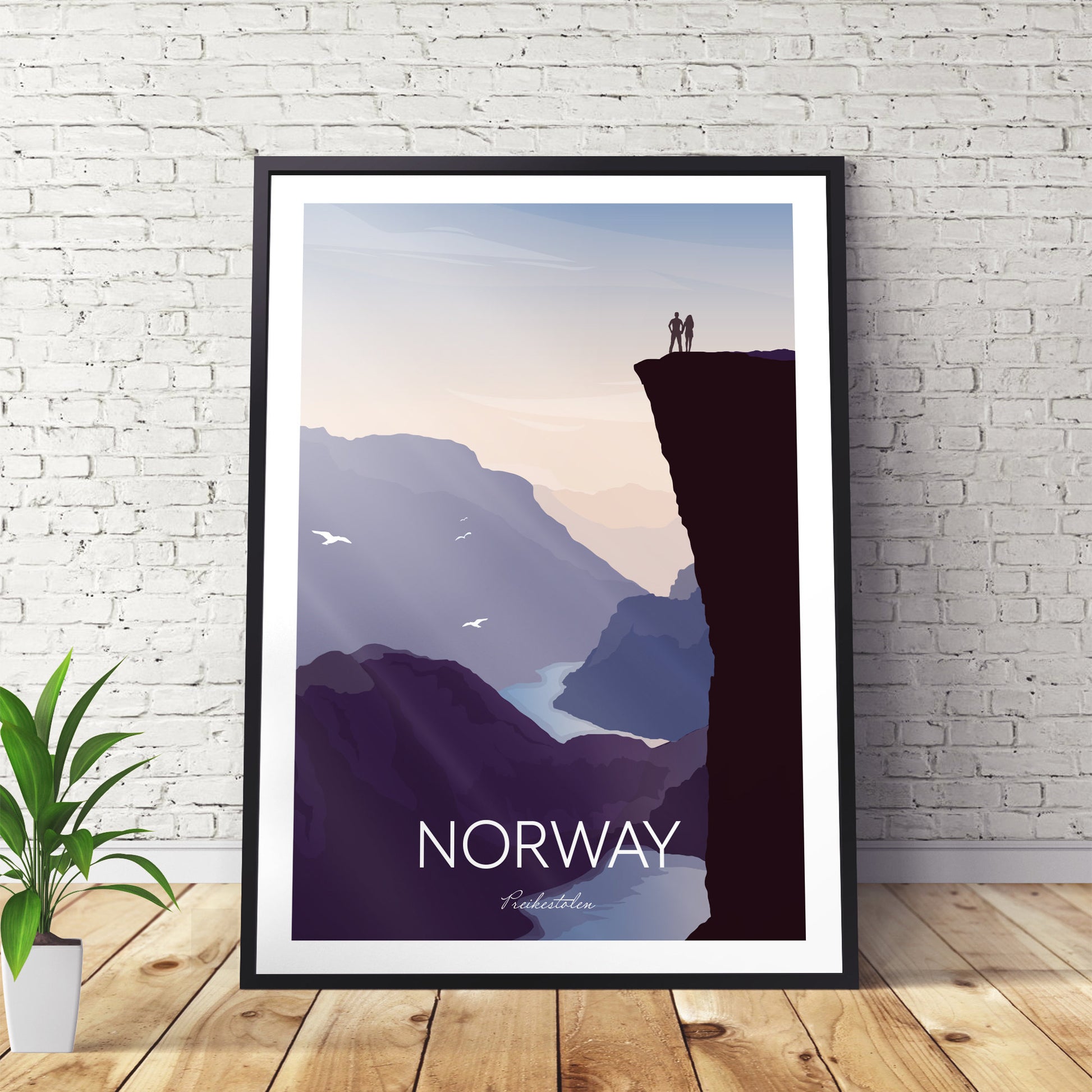 Norway Art Print Pulpit Rock Preikestolen