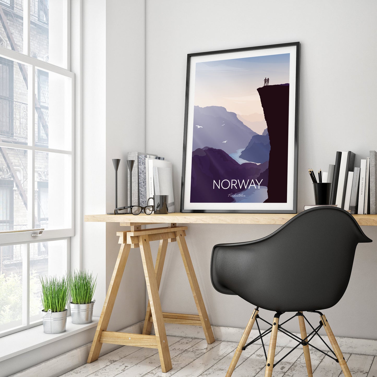 Norway Art Print Pulpit Rock Preikestolen