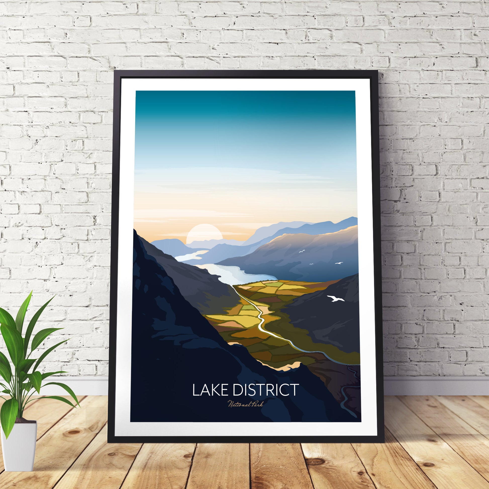 Lake District National Park Wall Art Print